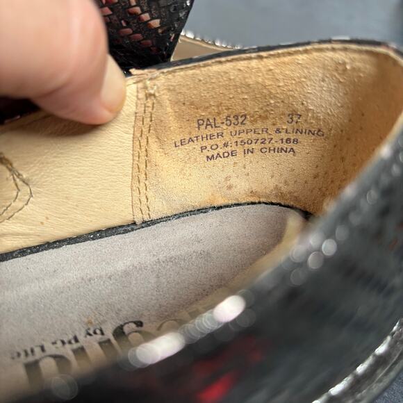 Alegria Paloma Pewter Dazzler Mary Jane Comfort Shoes Leather Women's 37- 7/7.5 - Picture 9 of 11